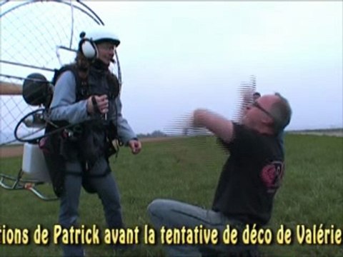 Ecole Grand Vol Paramoteur, Paris (95), 1er Vol de Valerie