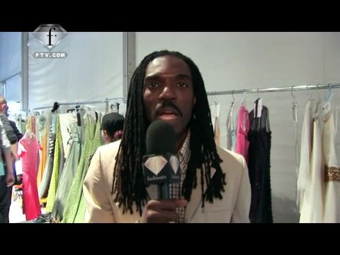 Kevan Hall Backstage WOMEN ss09 la fas