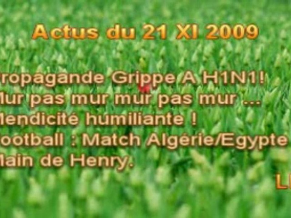 LLP Actus du 21 Novembre 2009