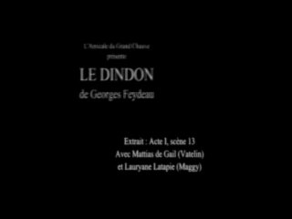 Extrait Le Dindon - Maggy et Vatelin