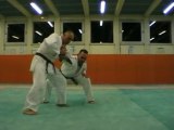 jujitsu saisie avec atemi waki gatame