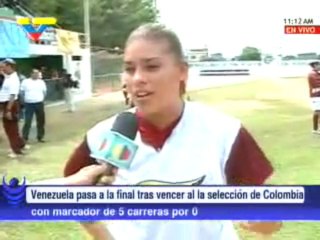 Venezuela busca el oro en la final del softbol Bolivariano