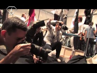 MILAN FW S/S 10- JOHN RICHMOND BACKSTAGE