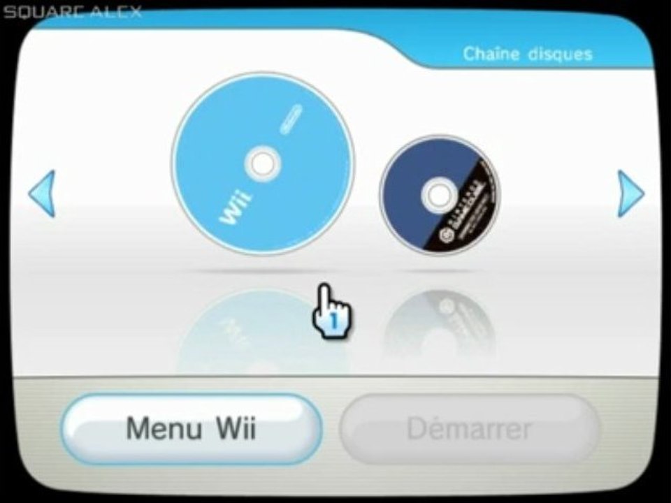 Test Emulateur Wii / Gamecube Dolphin : Wii Menu