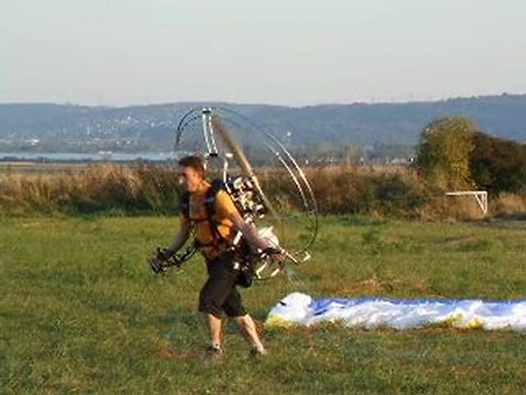 Ecole Grand Vol Paramoteur, Paris (95), 1er vol de Stanislas
