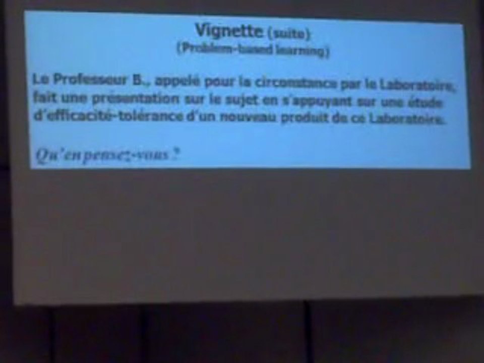 Pr A.CHADLY optimisation de la formation médicale continue