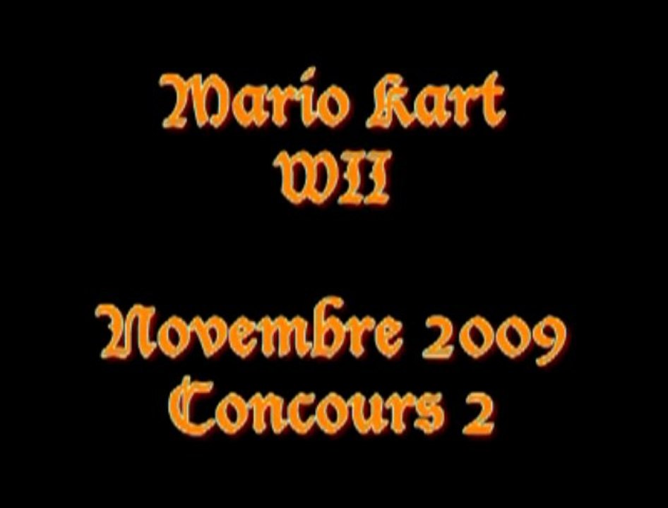 Mario Kart WII - Concours de Novembre 2009 n° 2