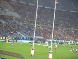 la ola au stade de france lors du match france/samoa