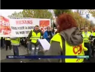 MANIFESTATION DU 13/11/2009 A CHAUNY