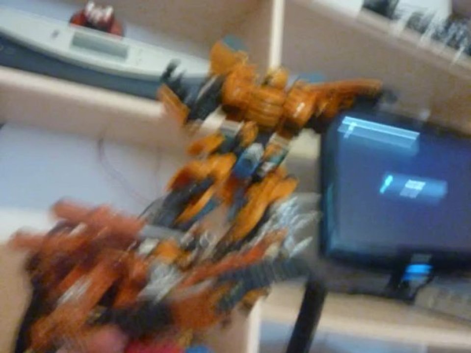 transformers stop motion bumblebee vs rampage