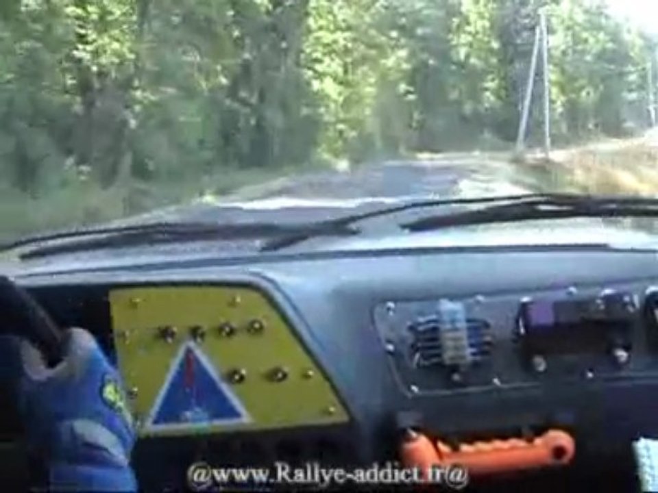 caméra embarqué rallye de bords 2009