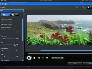 CyberLink PowerDirector 8 - Le Créateur de Particules