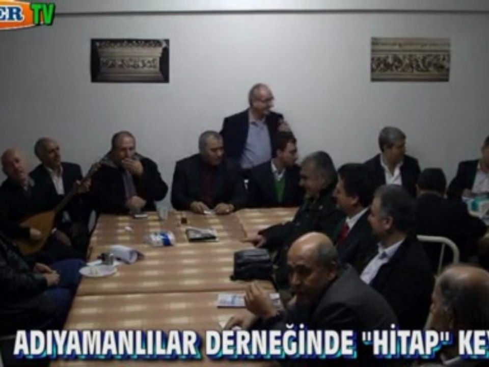 ADIYAMANLILAR DERNEĞİNDE HİTAP HEYFİ