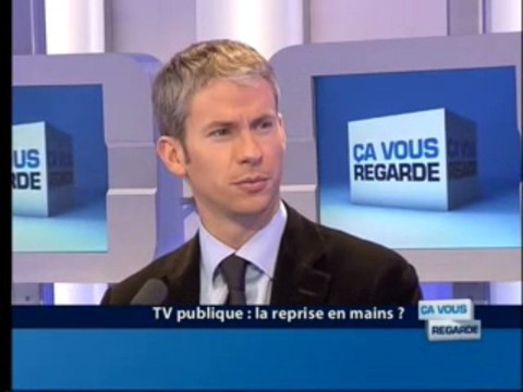 Franck Riester « Ca vous regarde » LCP 25 novembre 2008 (1/4)