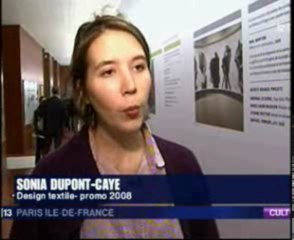 Reportage à l'École des Arts déco 12/13 de France 3