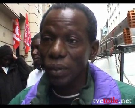 Travailleurs sans papiers en grève pour leur régularisation