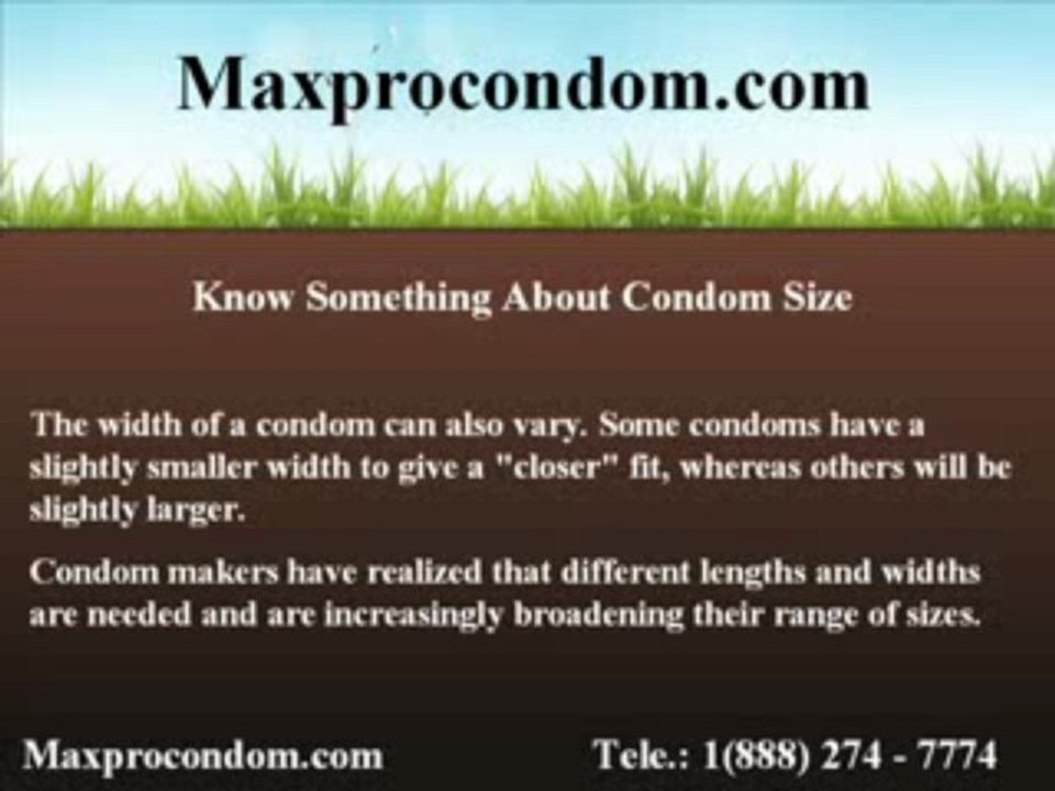 Know Something About Condom Size