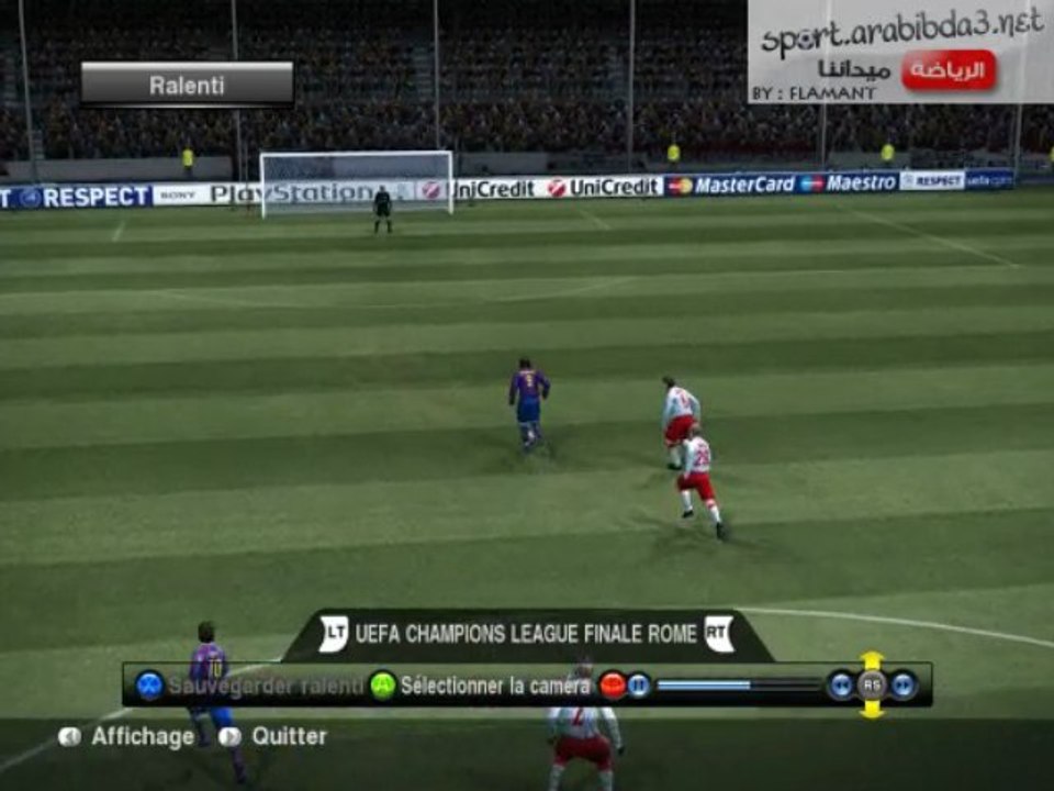 Joli lob de ibrahimovic  pes 2010