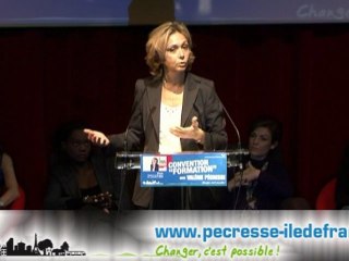 Convention formation, discours de valerie pecresse