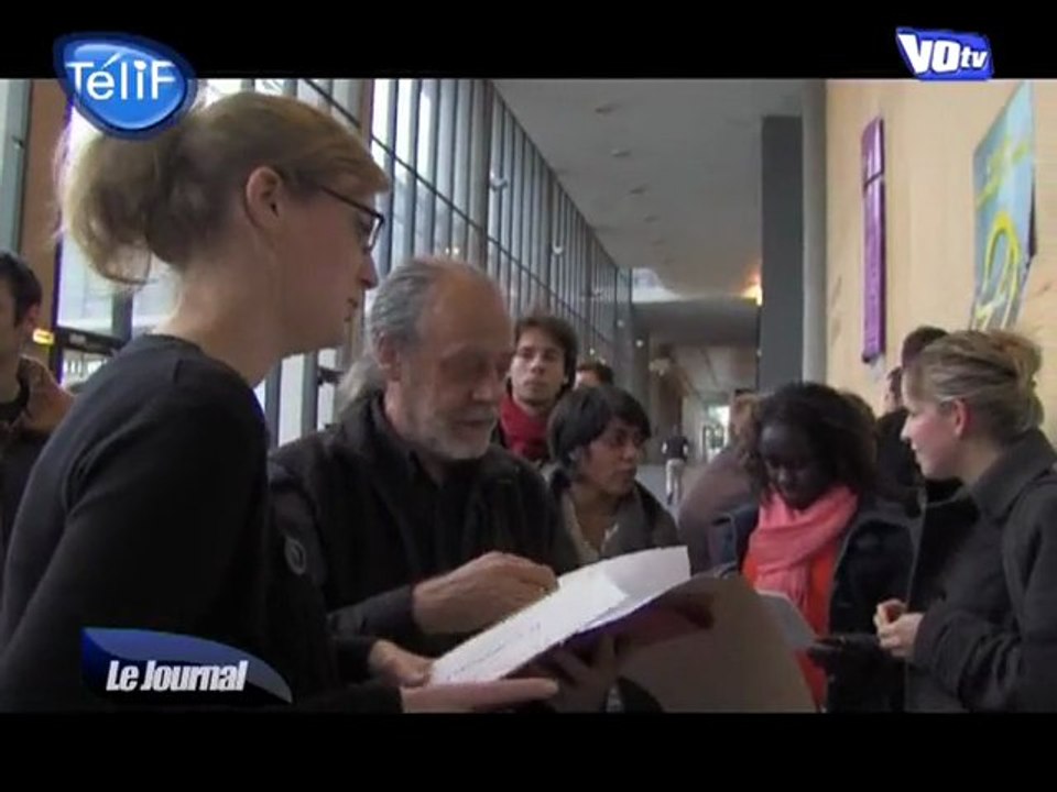 Remise de diplômes à l'Université de Cergy-Pontoise.