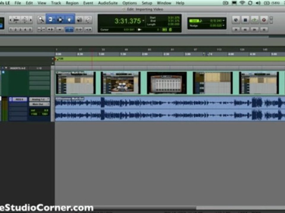 Importing Video into Pro Tools