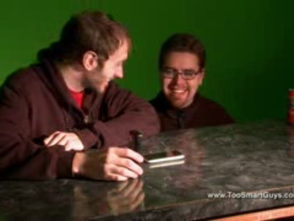 Too Smart Guys Live Cell Phone Popcorn Poper Promo