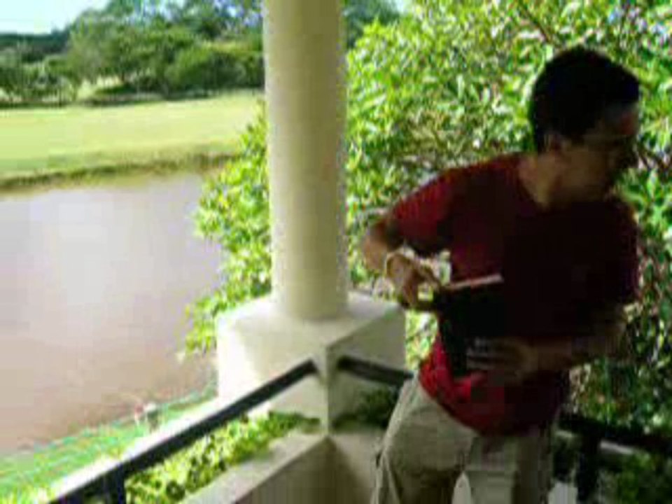 Throwing bible into lake (standard blasphemy)