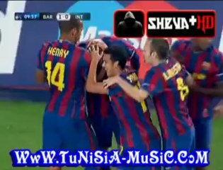 Barca vs Inter  1-0  Piqué www.tunisia-music.com