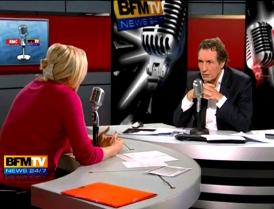 Marine LE PEN chez Jean-Jacques BOURDIN - RMC et BFM TV