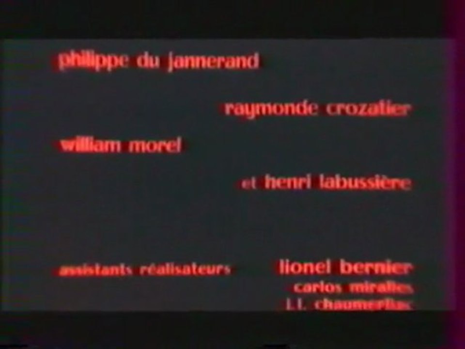 générique  de l'Amour en herbe de Roger Andrieux