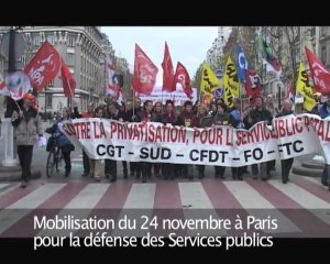 Mobilisation pour la défense des Services publics