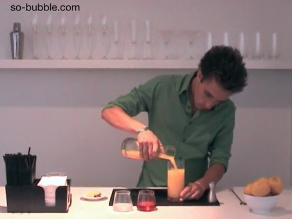 Recette de cocktail : Tequila sunrise