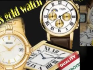mens gold watch