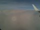 Ombre d'un avion sur les nuages - Halo sur les nuages