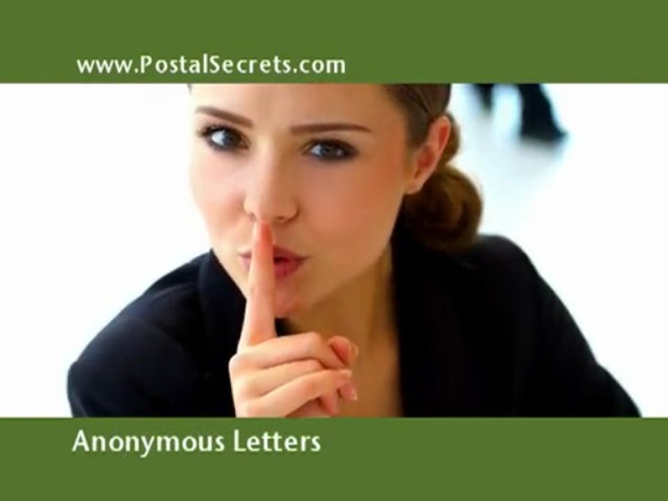 Anonymous Letter Video