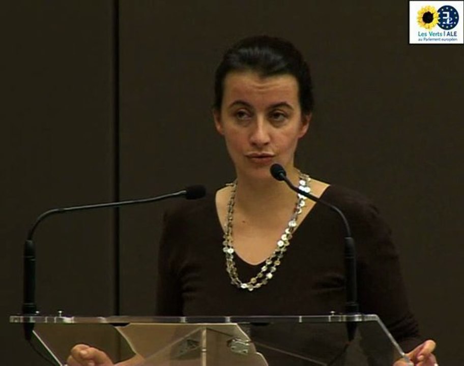 Cécile Duflot Forum Copenhague d'Europe Ecologie