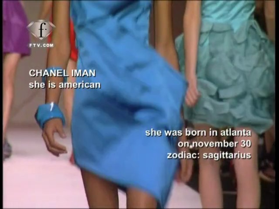 CHANEL IMAN MODELS S/S 09 MILAN