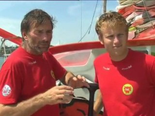 Jacques Vabre / Groupe Bel à Puerto Limon en 2ème position