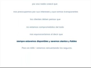 Manifiesto AXA: Reinventando / los seguros