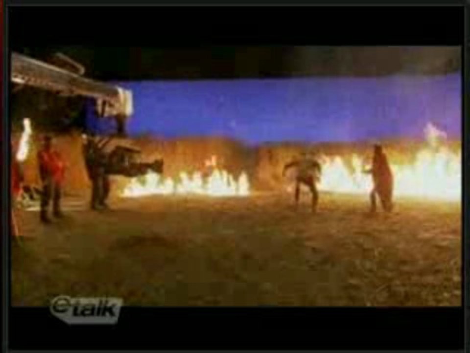 E Talk Deathly Hallows set visit preview