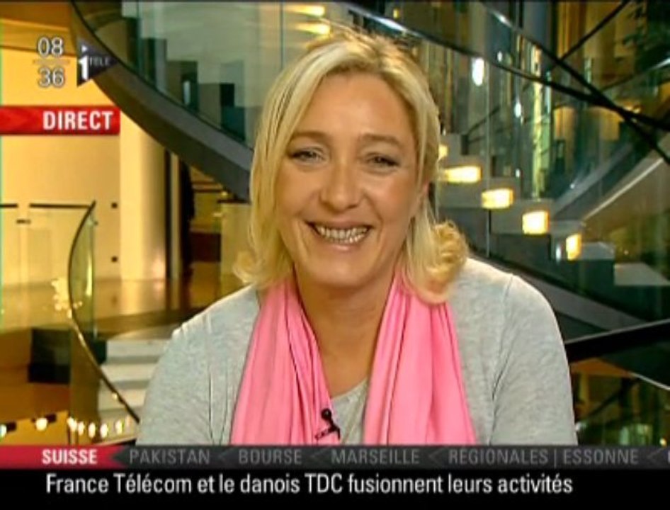 Marine Le Pen sur i>Télé 25/11/2009