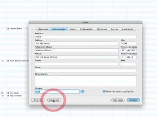 iTunes para completar los tags de tu música