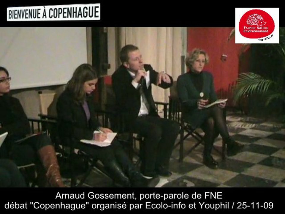 Bienvenue à Copenhague - Arnaud Gossement - débat Copenhague