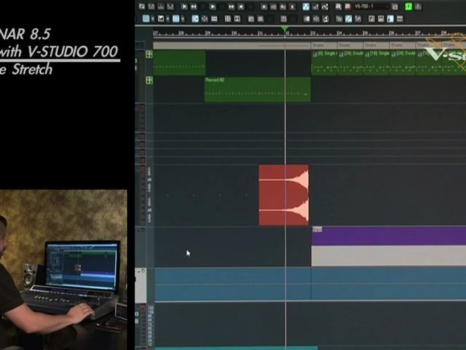 Time Stretch & Compress With V-Studio 700