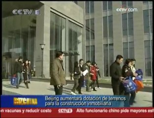 Beijing aumentará dotación de terrenos
