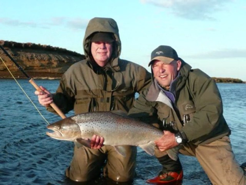 Pêche de la truite de mer sur le Rio Grande, saison 2009.