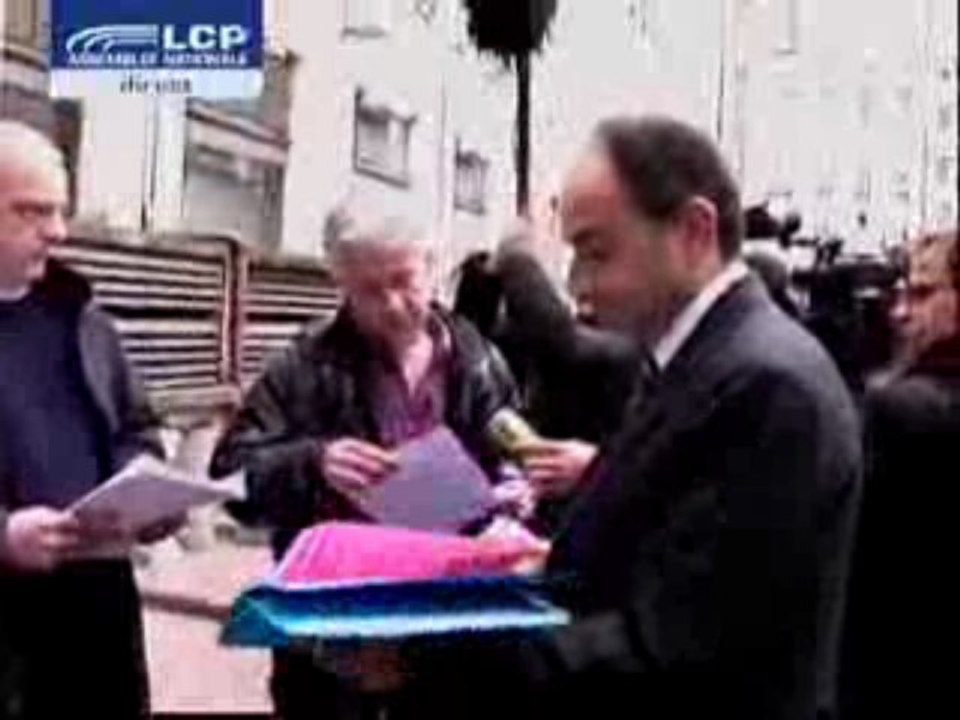 Stephane Richard fait visiter France Telecom au député Copé