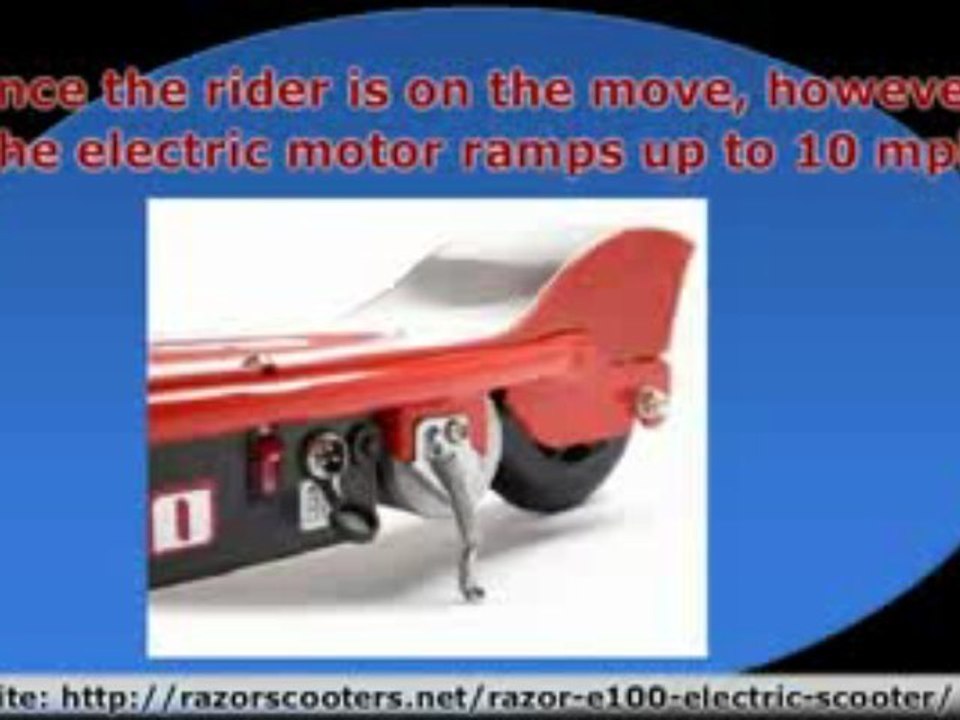 Crazy About the New Razor E100 Electric Scooter