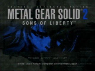 Videotest Metal Gear Solid 2 Sons of Liberty (Playstation 2)