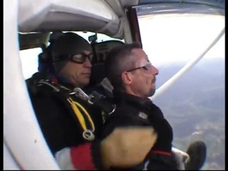 Bruno baptême en parachute